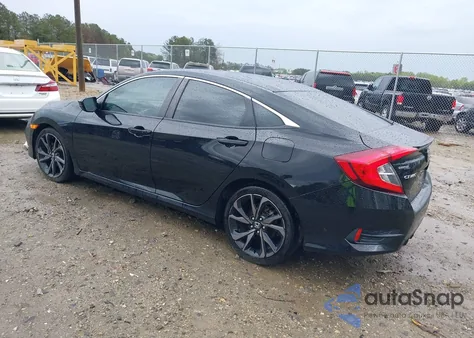 2020 Honda Civic Sport z USA, uszkodzony, nr VIN 19XFC2F80LE001882